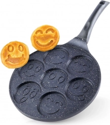 Granitna ponev za jajca in palačinke 27 cm, 7 odprtin Grande