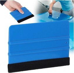 Plastična lopatica s filcem za nanašanje folij 12,5 × 8 cm