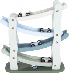 Lesena dirkalna steza za avtomobile Blue – small foot