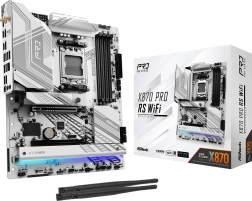 asrock x870 pro rs wifi – osnovna plošča am5 z ddr5, m.2 in usb4