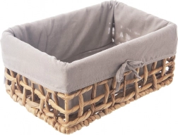 Naravna shranjevalna košara z odstranljivo tekstilno oblogo 30,5 × 20,5 × 15 cm ORION
