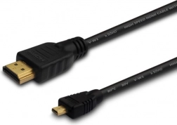 Kabel HDMI na micro HDMI 1 m črn