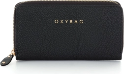 Ženska usnjena denarnica črna