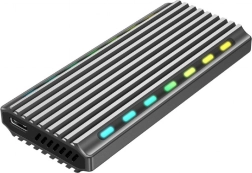 Ohišje USB 3.1 za disk M.2 NVMe z LED osvetlitvijo