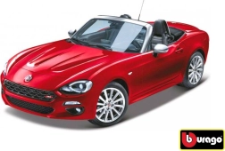 Bburago Fiat 124 Spider rdeča 1:24 model