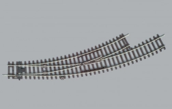 Piko kretnica R3, ukrivljena, leva