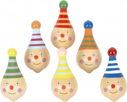Leseni vrtavka s klovnovim motivom SMALL FOOT