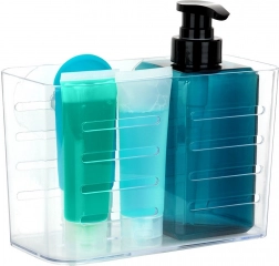 Polica za prho z vakuumskimi priseski 18,5 × 9 × 12 cm