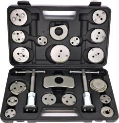 Pek kit universal set for pressing in and rotating brake pistons, 21 pieces