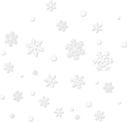 Božične nalepke za okna RUHHY – snežinke