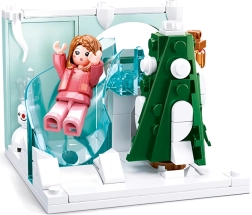 Sluban mini ročna izdelava zima – sestavljanka