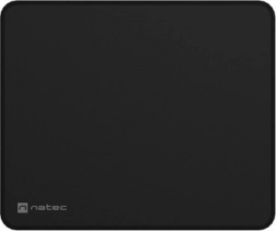 podloga za miško NATEC Colors Series Obsidian Black 300 × 250 mm