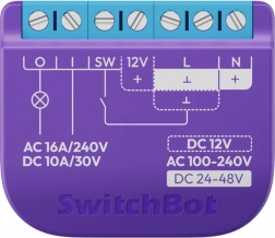 Inteligentno relejno stikalo z breznapetostnim kontaktom SWITCHBOT Relay Switch 1