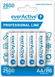 Polnilne baterije AA R6 2600 mAh – komplet 4 kos