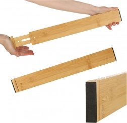 Nastavljivi bambusov organizator za predale