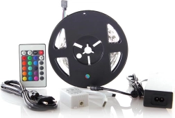 Solight RGB LED Strip 3 m with Remote Control and Adapter