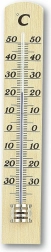 Notranji termometer iz bukovega lesa TFA