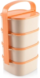 Plastic four-tier food carrier tiffin 4×1.15 l ORION