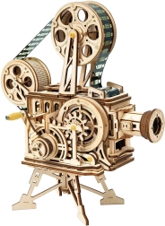 Robotime ROKR mehanski lesen filmski projektor – 3D puzzle 183 kosov
