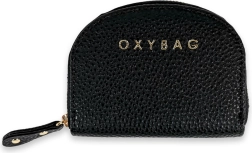 Ženska usnjena denarnica črna