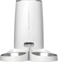 Avtomatski podajalnik hrane za živali Rojeco 4 l z dvojno skledo