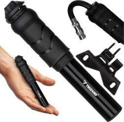 Ročna mini kolesarska tlačilka TRIZAND z nosilcem za okvir, kompaktna aluminijasta, 7 barov