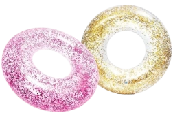 Napenljiv obroč z bleščicami INTEX Sparkling Glitter 107 cm