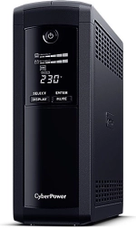Brezprekinitveni napajalnik UPS CYBERPOWER VP1600ELCD-FR 1600 VA / 960 W z LCD in AVR, 5x FR