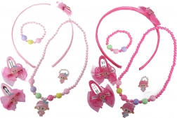 modni set s punčko in dodatki za male lepotičke