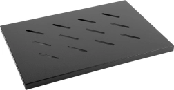 Police za 19" stojala (rack) 1U, 450 mm, črna