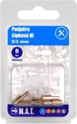 Zatični nosilec za police 5/3 mm, nikelj, 8 kosov