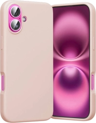 silikonski ovitek z MagSafe za iPhone 16 Plus rožnat Vention