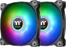 Ventilator Thermaltake Pure Duo 12 ARGB Sync Radiator - 2 pakiranja črn