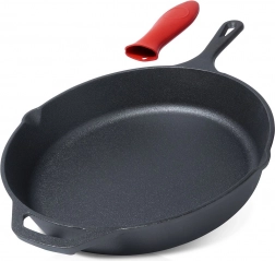 Litoželezna ponev s silikonskim nastavkom CAST LINE 30 cm