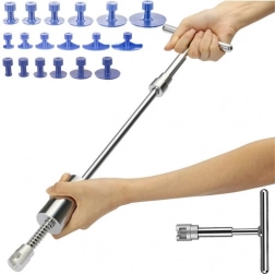 komplet za popravilo udrtin karoserije s povratnim kladivom in PDR adapterji