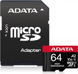Kartica microSD ADATA High Endurance 64GB UHS-I U3 V30 A2