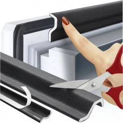 Samolepilno tesnilo za okna in vrata črno RUHHY