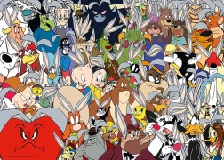 Sestavljanka LOONEY TUNES Challenge 1000 koščkov Ravensburger