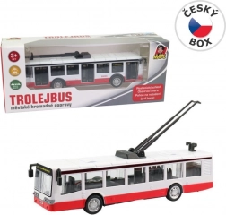 kovinski trolejbus z vzvratno vožnjo 16 cm