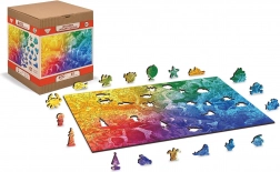 Lesene sestavljanke WOODEN CITY tropske ribe 2v1 – 400 kosov