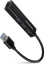 Večvratni USB hub AXAGON HMA-GL3A 4-v-1, 5 Gb/s