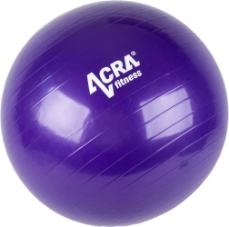 Gimnastična žoga ACRA vijolična 65 cm