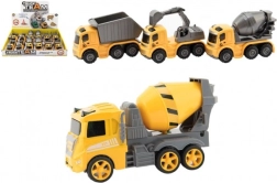 Plastični gradbeni avtomobilček na vztrajnik 10 cm – 3 vrste