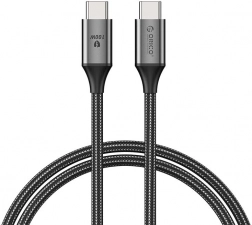 Orico USB‑C kabel 100 W USB‑C na USB‑C, črn