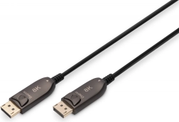 Hibridni DisplayPort kabel 1.4 AOC 8K 60 Hz DP–DP 20 m – črna