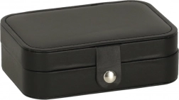 potovalna škatlica za nakit z organizatorjem – črna
