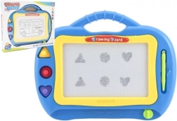 Magnetna risalna tablica za otroke, plastična, 2 barvi