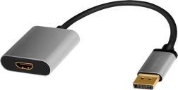 Adapter DisplayPort na HDMI 4K 60 Hz, aluminijast, 0,15 m