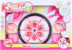 Komplet za rezanje torte z jedilnim priborom za otroke