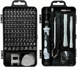 Komplet natančnih izvijačev 115 v 1 z magnetnimi nastavki in priborom
